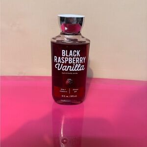 Bath & Body Works Black Raspberry Vanilla Shower Gel - 10 oz New